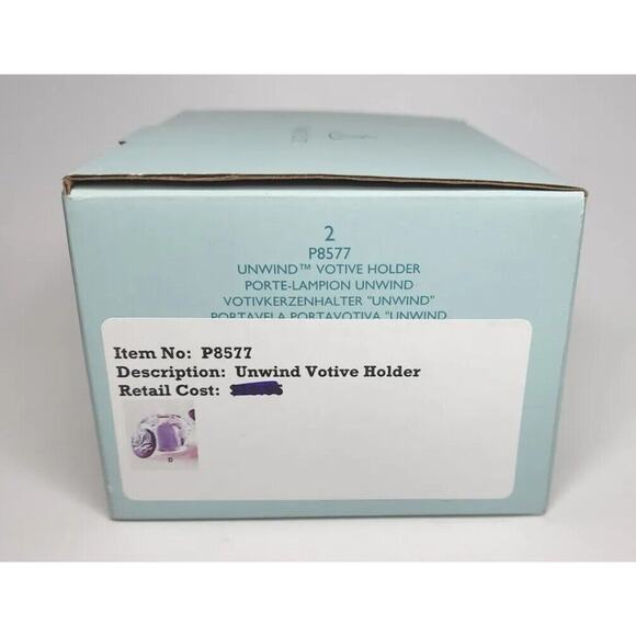 PartyLite Unwind Votive Holder Retired NIB P29C/P8577 - Picture 6 of 6